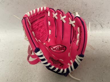 Used Rawlings Players Series PL90PPW Baseball Glove RH Throw Pink 9" 11855-S000200011