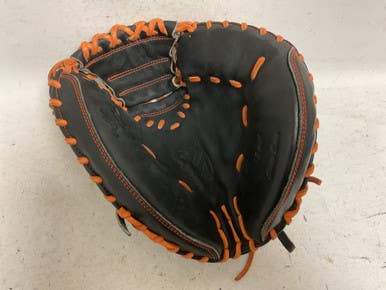 Used 44 PRO C2 Baseball Catchers RH Throw Black And Orange 33" 11855-S000199997