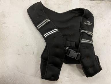 Used 12lb Peak Resistance Weighted Vest Black 11855-S000199985