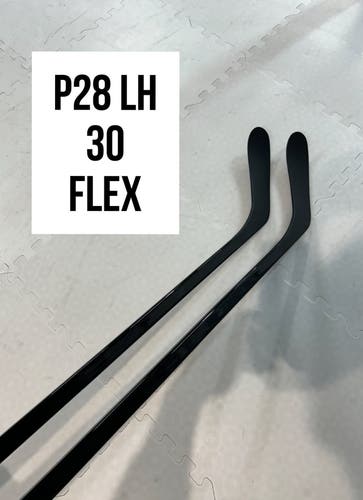 Junior(2x)Left P28 30 Flex 55” ProBlackStock™ Unbranded Blackouts Pro Stock Nexus Hockey Sticks