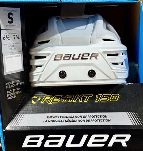 BAUER RE-AKT 150 HELMET WHT SMALL (New)