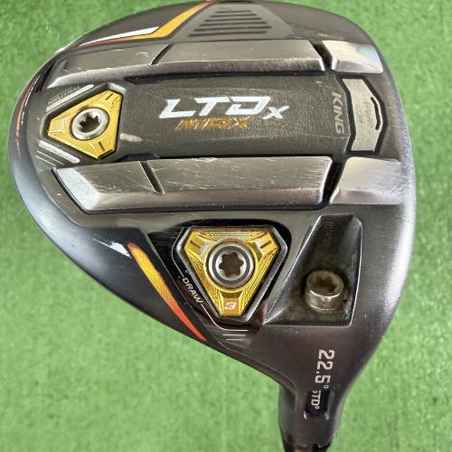 Cobra King LTDx MAX 22.5 Fairway 7 Wood UST Mamiya Helium 5F2 Senior Lite Flex