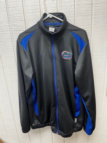 Nike Florida Gators Men’s Medium Authentic Full Zip Track Jacket Dri-Fit NCAA