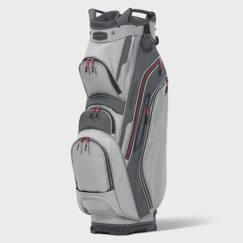 DATREK LITE RIDER 2.0 CART BAG SILVER/CHARCOAL/RED