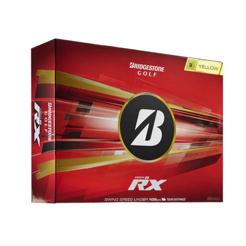 BRIDGESTONE 2026 TOUR B RX YELLOW GOLF BALL DOZEN