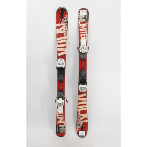 Volkl Unlimited Jr. Kids Skis with Bindings - 110 cm Used