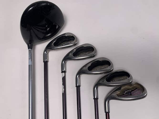 LEFTY Callaway Big Bertha Gems Club Set Driver 7-PW+SW Youth Graphite Junior LH