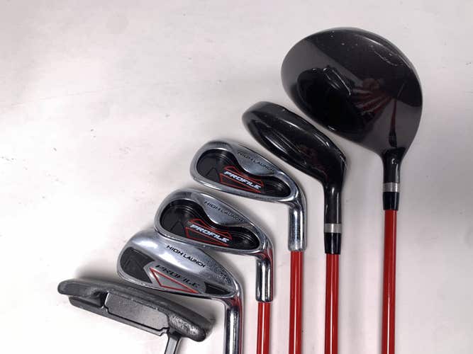 Wilson Profile Club Set Driver 5H Long Iron Short Iron Wedge Putter Youth Junior