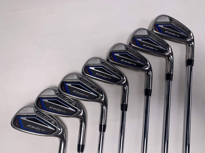 Cobra KING F8 One Length Iron Set 4-PW TT One Flighted Regular Steel Mens RH