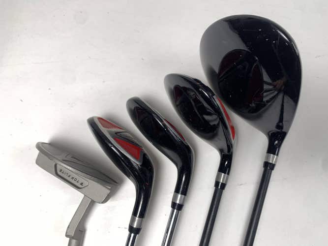 Top Flite Ti-Matrix Club Set Driver 3W 4H 5H Putter Mens Flex Graphite Mens RH