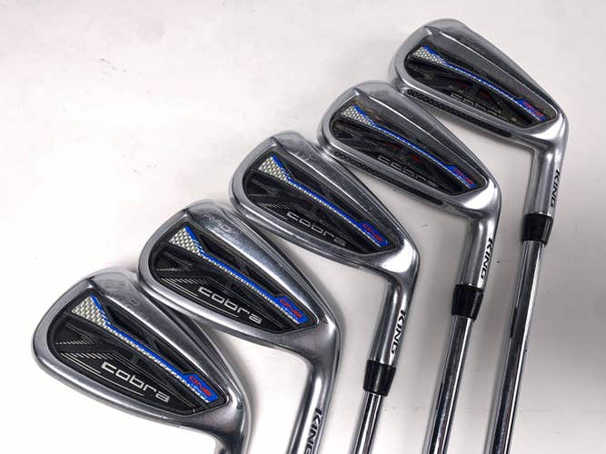 Cobra RAD Speed One Length Iron Set 6-PW KBS Tour 90 Regular Steel Mens RH