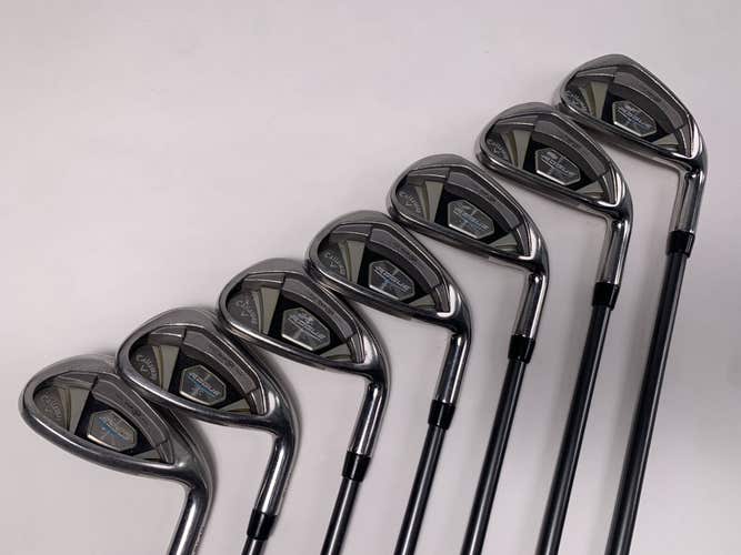 Callaway Rogue X Iron Set 5-PW+SW Aldila Synergy 60g Regular 2* Flat RH +1/2''