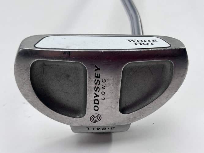 Odyssey White Hot 2-Ball Long Putter 47" Mens RH - NEW Split Grip