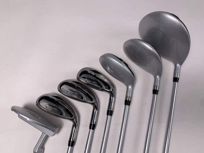 Tour Edge Lady Edge Club Set Driver 3W 6H 8 PW SW Putter Ladies Womens RH HC