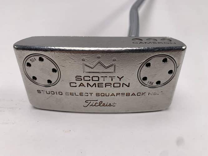 Scotty Cameron Studio Select Squareback 1 Putter 34.5" SuperStroke Pistol 2.0 RH