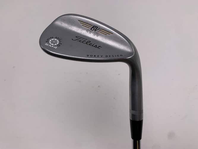 Titleist Vokey Spin Milled SM4 Chrome Wedge 48* 6 Bounce Wedge Steel Mens RH