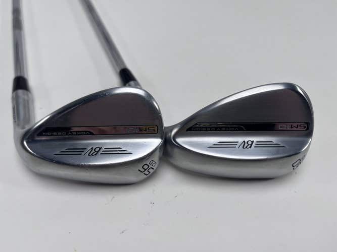 Titleist Vokey SM10 Tour Chrome Wedge Set 56* 12 | 60* 12 Wedge Steel Mens RH