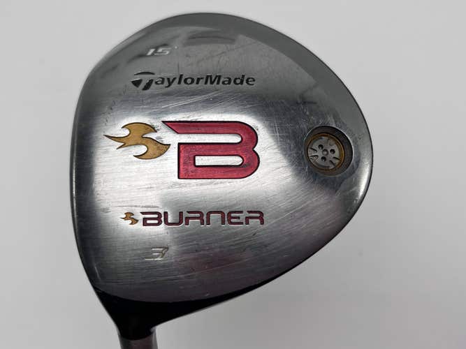 TaylorMade Burner 2008 3 Fairway Wood 15* REAX 49g Regular Graphite Mens LH