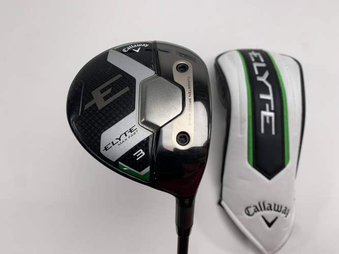 Callaway Elyte Max Fast 3 Fairway Wood 16* Vanquish 4 R2 Senior RH HC