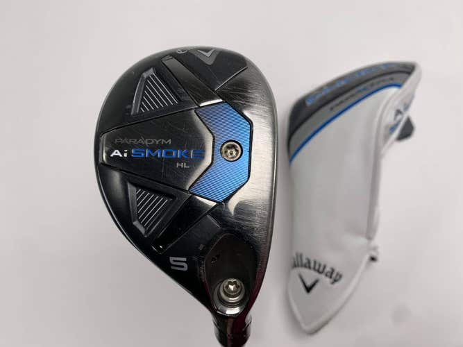 Callaway Paradym Ai Smoke HL 5 Hybrid 24*  Cypher Fifty 5.0 50g Senior RH HC