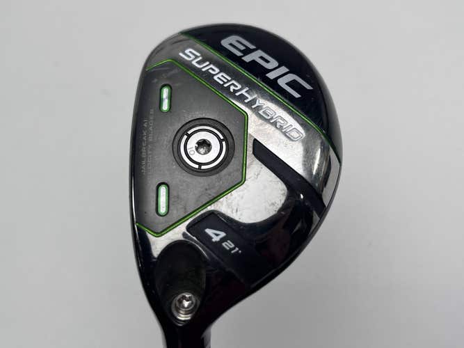 Callaway EPIC Super 4 Hybrid 21* AeroTech SteelFiber fc75 F3 Regular LH