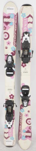 Rossignol Fun Girl Kids Skis with Bindings - 100 cm Used
