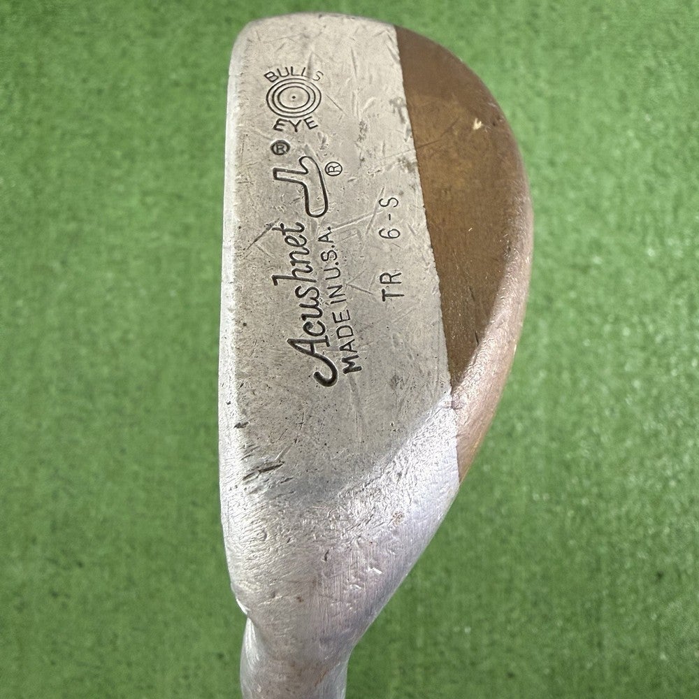 Putter Acushnet 5-A Bullseye Ancien - Standard, Deux Directions, Manche Acier - Occasion