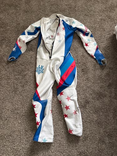 Women's Large Spyder U.S. Ski Team Ski Suit (Used) FIS Legal