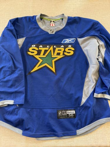 Dallas Stars Pro Stock Size 58 Men's Reebok Practice Jersey (Used)