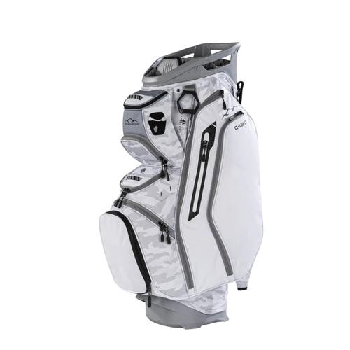 SUN MOUNTAIN C-130 CART BAG SNOW CAMO/WHITE/CADET 2026
