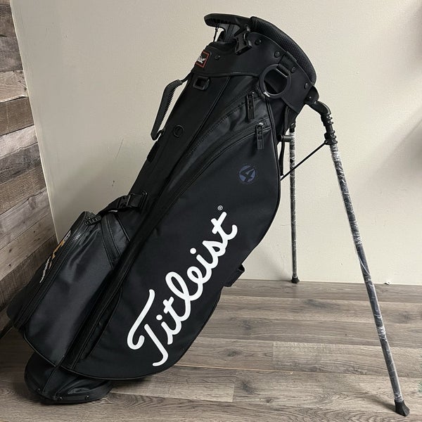 Titleist Players 4 Stand Carry Golf Bag TB23SX4 Solid Black Belles Brewing Co.