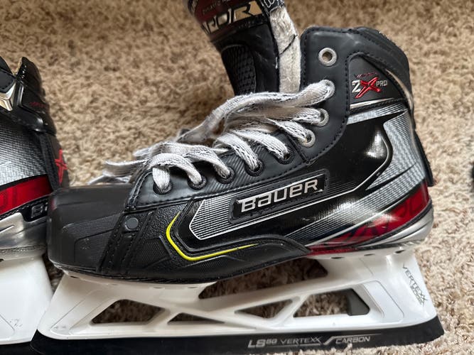 2019 Bauer Vapor 2X Pro Hockey Goalie Skates Regular Width 8 (Used)