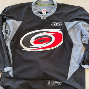 Carolina Hurricanes Pro Stock Size 58 Men's Reebok Practice Jersey (Used) - MAKE OFFERS