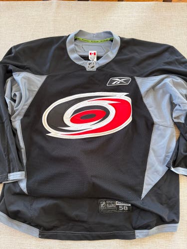 Carolina Hurricanes Pro Stock Size 58 Men's Reebok Practice Jersey (Used)