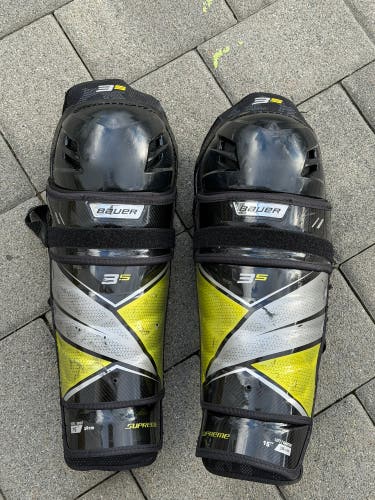 Senior Bauer Supreme 3S 15" Shin Pads (Used)