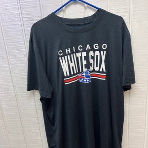 MLB New Era Chicago White Sox Retro Logo Navy Blue Graphic Print Tee Men’s XL