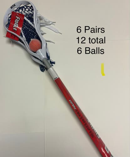 6 PAIR (12 sticks) Youth STX FiddleSTX Stick (New)