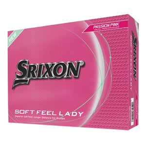 SRIXON SOFT FEEL LADY 9 PASSION PINK GOLF BALL DOZEN