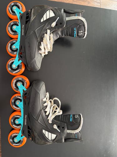 True Inline Skates Wide Width Size 6 (Used)