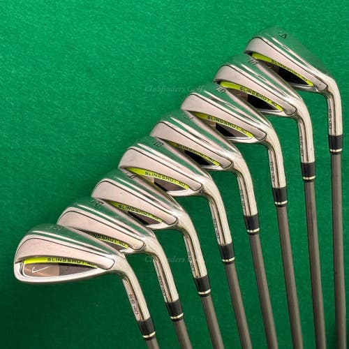 Lady Nike Golf Slingshot 4-AW Iron Set Factory UST Graphite Ladies