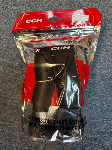 Men's CCM Compression shorts with cup (New)