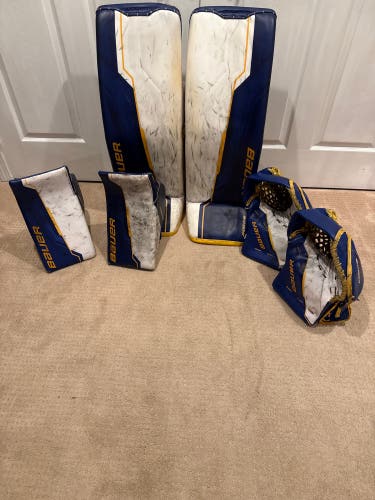 35" 2024 Bauer Supreme Shadow Regular Goalie Full Set Pro Stock (Used)