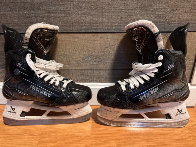 Black/Gray 2024 Bauer Supreme M50 Pro Hockey Skates Regular Width Size 6 (Used)