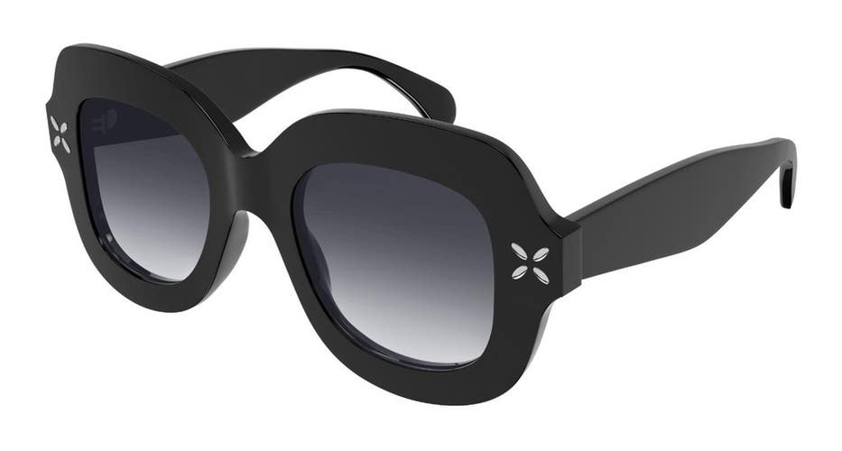 Azzedine Alaia AA0054S-001 Sunglasses Women 50 mm Black Square Full Rim FROG257