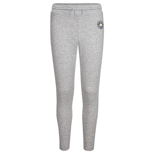 Converse Chuck Patch Joggers Girls 6 Gray Drawstring Waist Activewear FROG177