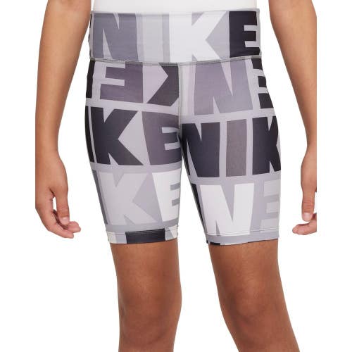 Nike Dri-FIT One Biker Shorts Girls XL Light Smoke Gray High-Rise Active FROG87
