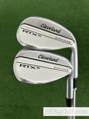 Cleveland RTX6 Zipcore Chrome 2 Wedge Set (56 & 60 Degrees)