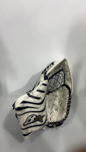 Used Brians OPTIK 9.0 SZ SR CATCHER Senior Goalie Catcher White 11615-S000271704