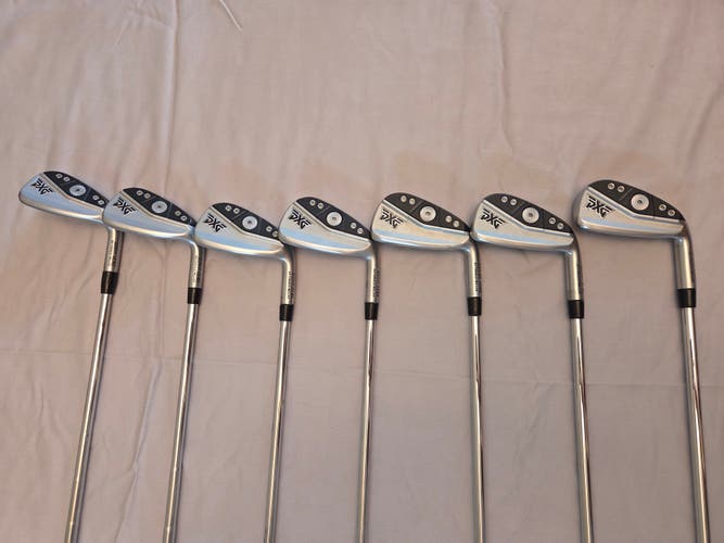 Men's 2023 PXG 0311P Right Handed Iron Set Regular Flex (7 Clubs) #5 - #9, PW, GW Steel Shaft (Used)