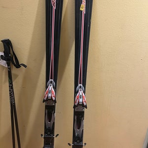 Skis and poles